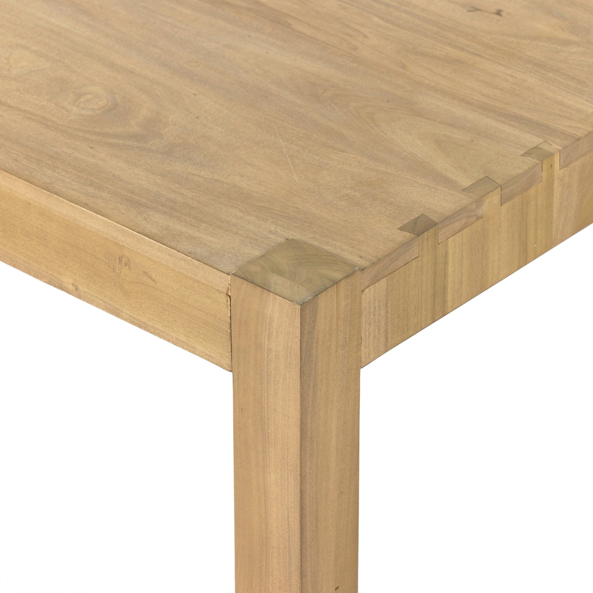 Isador Dining Table by Four Hands. Made from solid poplar in a modern style.