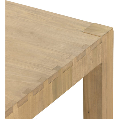Isador Dining Table by Four Hands. Made from solid poplar in a modern style.