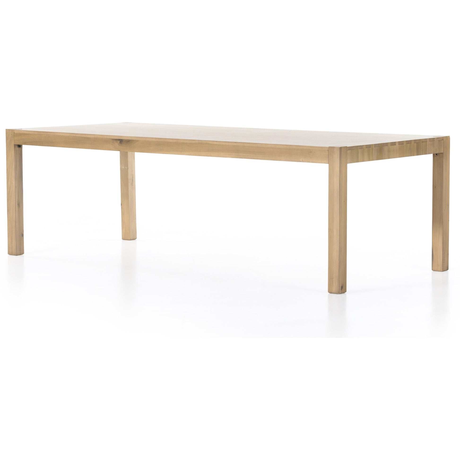 Isador Dining Table by Four Hands. Made from solid poplar in a modern style.
