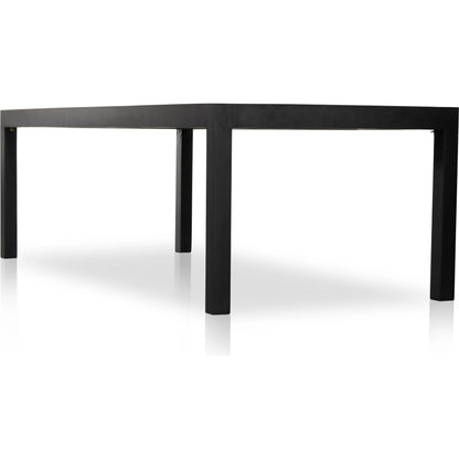 Isador Dining Table by Four Hands. Made from solid poplar in a modern style.