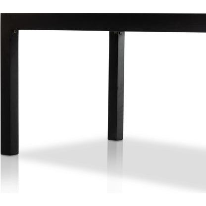 Isador Dining Table by Four Hands. Made from solid poplar in a modern style.