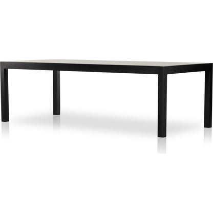 Isador Dining Table by Four Hands. Made from solid poplar in a modern style.