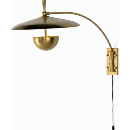 Bennington Sconce by Four Hands. Made from iron, thermoplastic in a modern style.