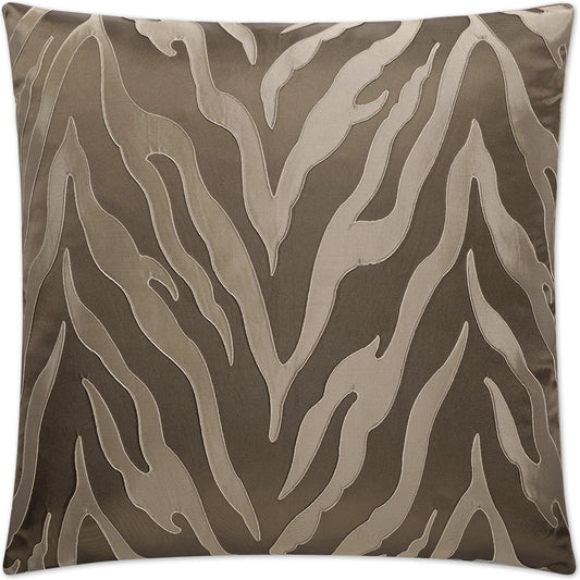 Blaze Pillow by DV Kap Home in brown. Made from 100% polyester in a unique style.