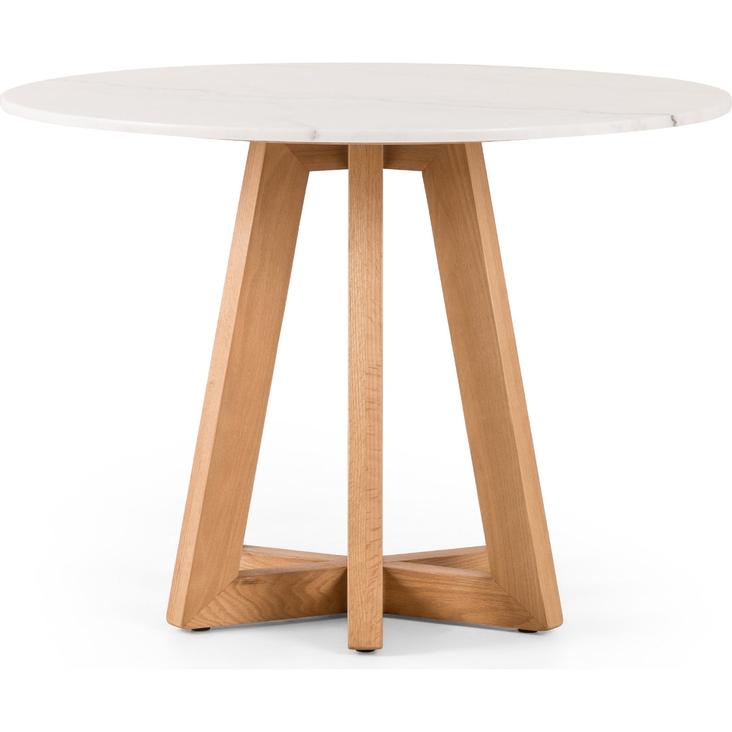 009 SI-1901157 | Additional Silo | Creston Dining Table by Four Hands in honey oak, honey oak veneer, white marble and honey oak, white marble. Made from solid marble, oak veneer, solid oak in a coastal style.