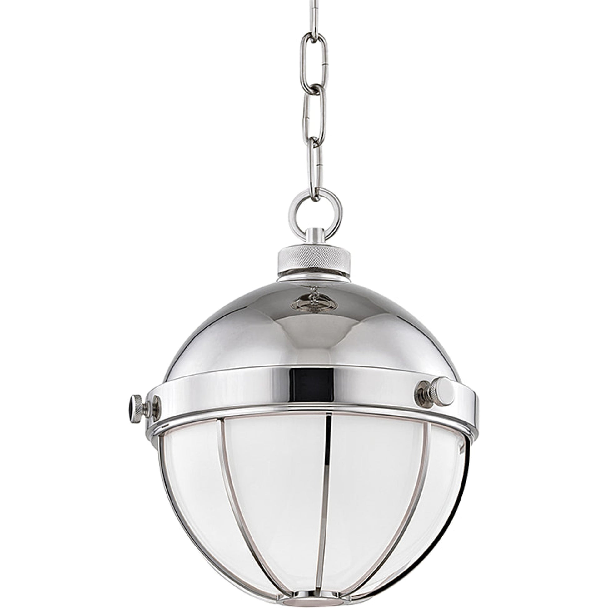 Sumner Pendant by Hudson Valley in old bronze. Made from brass in a modern style.