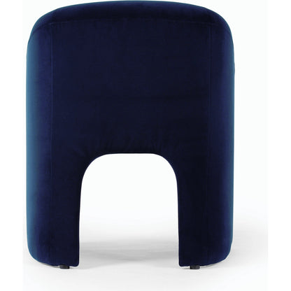 Elmore Dining Chair by Four Hands in portland cream. Made from 100% polyester, 90% polyurethane foam, 10% fiber in a modern style.