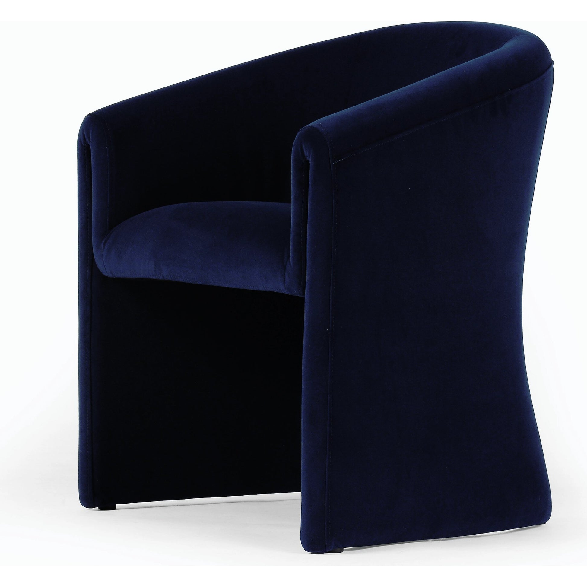 Elmore Dining Chair by Four Hands in portland cream. Made from 100% polyester, 90% polyurethane foam, 10% fiber in a modern style.