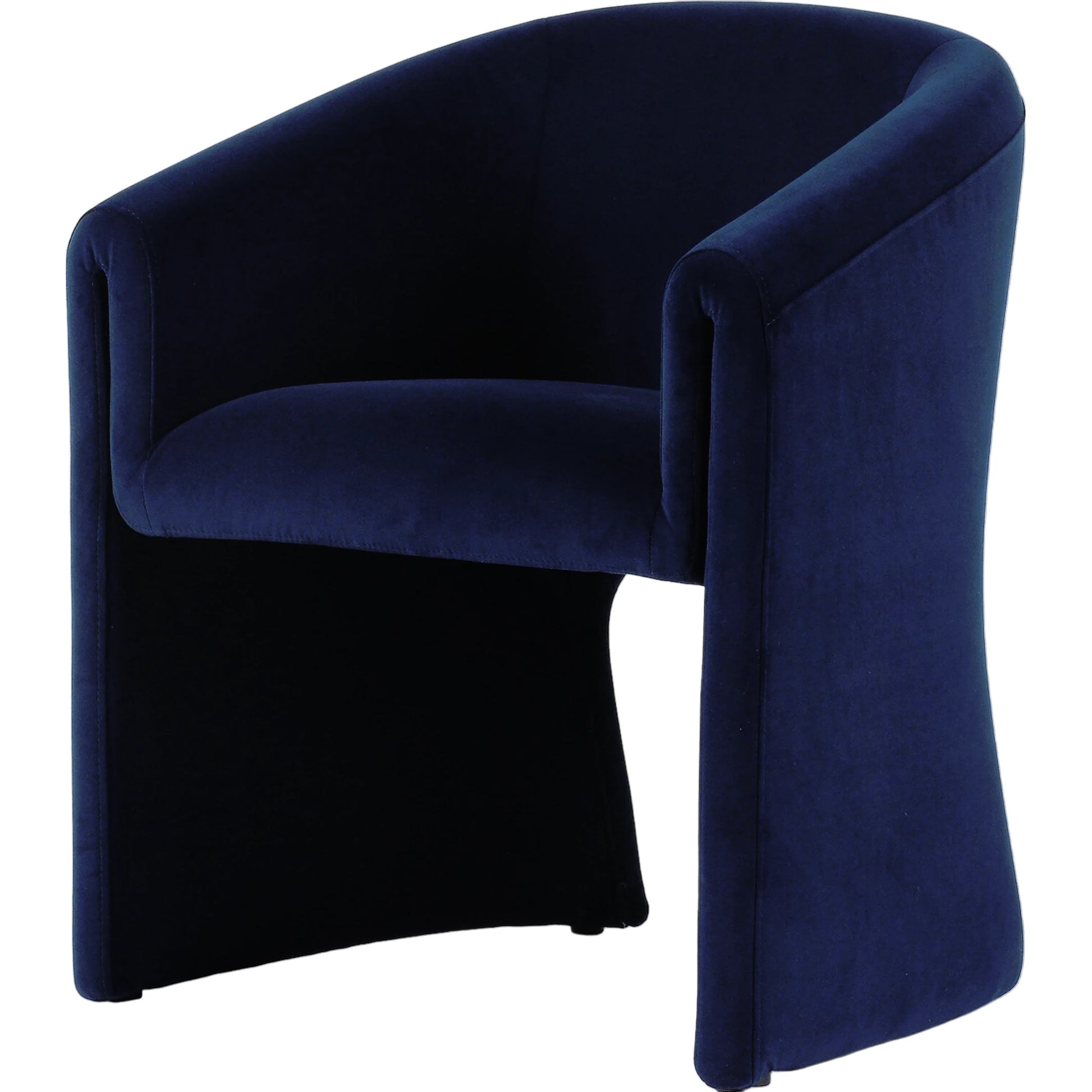 Elmore Dining Chair by Four Hands in portland cream. Made from 100% polyester, 90% polyurethane foam, 10% fiber in a modern style.