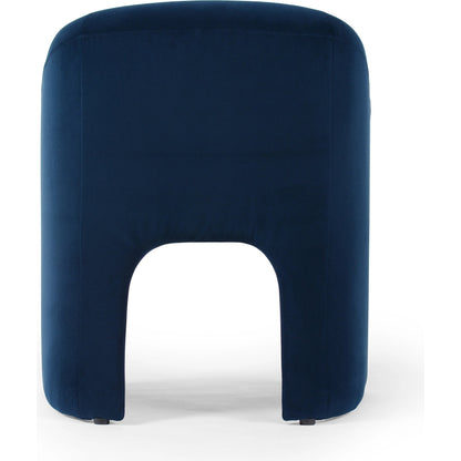 Elmore Dining Chair by Four Hands in portland cream. Made from 100% polyester, 90% polyurethane foam, 10% fiber in a modern style.