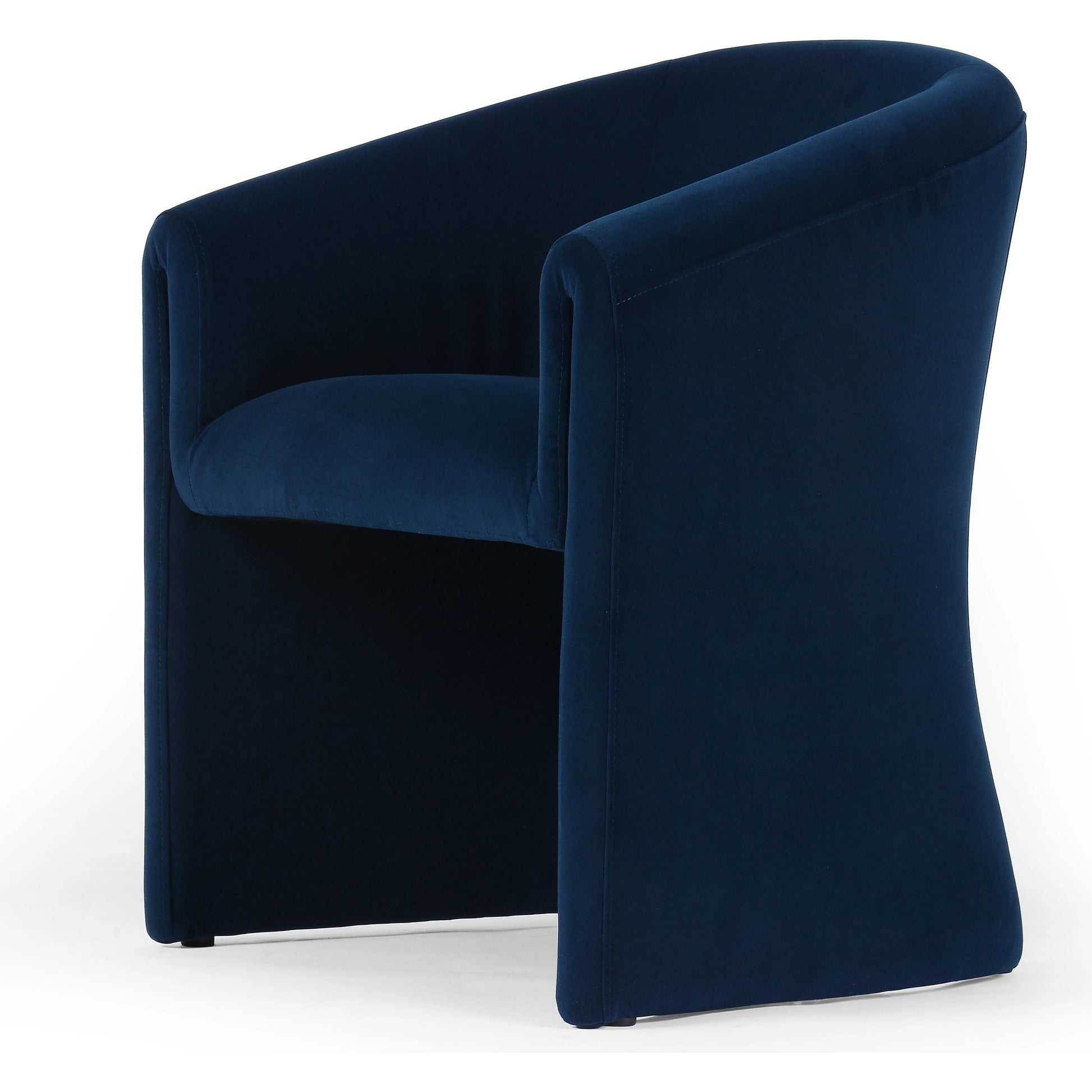 Elmore Dining Chair by Four Hands in portland cream. Made from 100% polyester, 90% polyurethane foam, 10% fiber in a modern style.