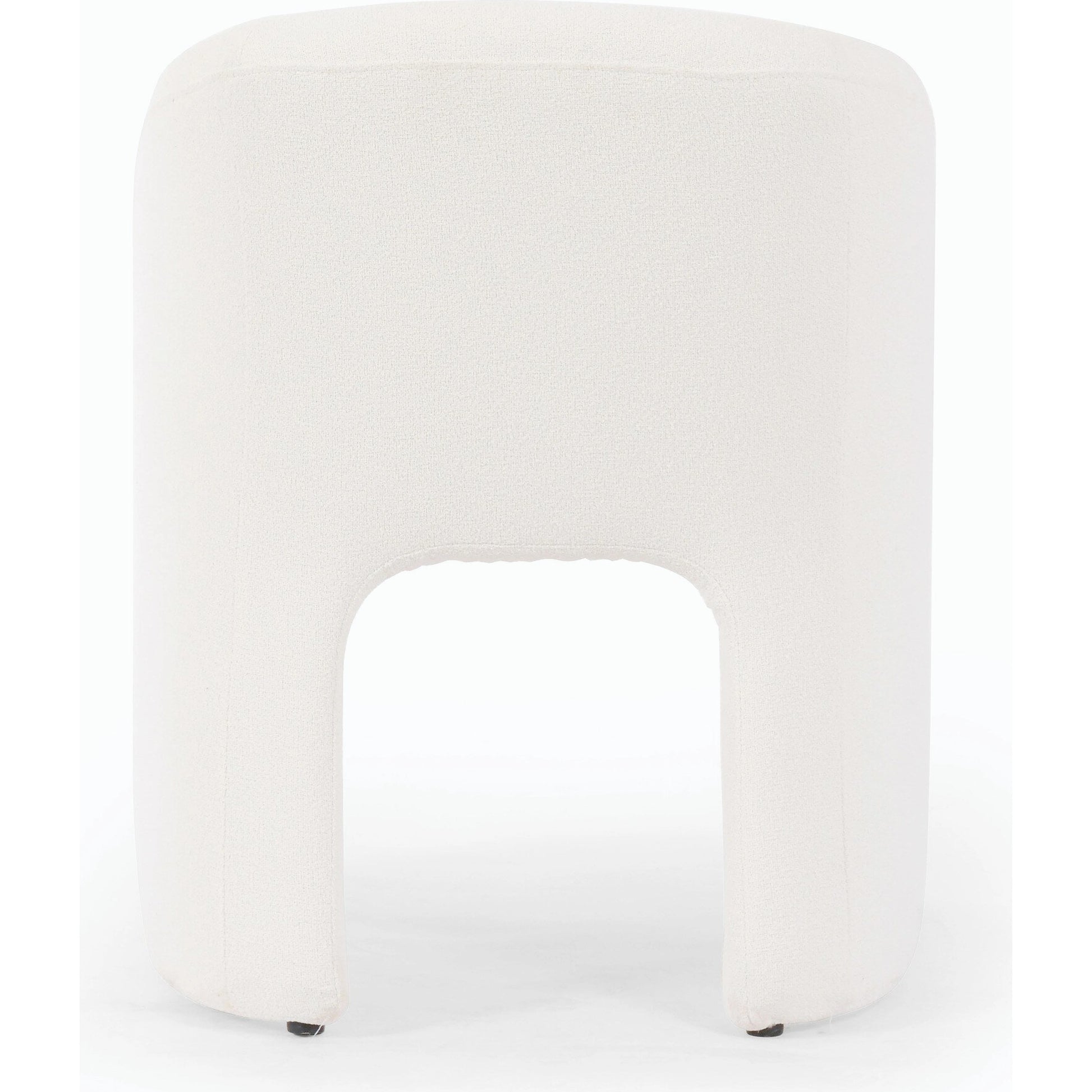Elmore Dining Chair by Four Hands in portland cream. Made from 100% polyester, 90% polyurethane foam, 10% fiber in a modern style.