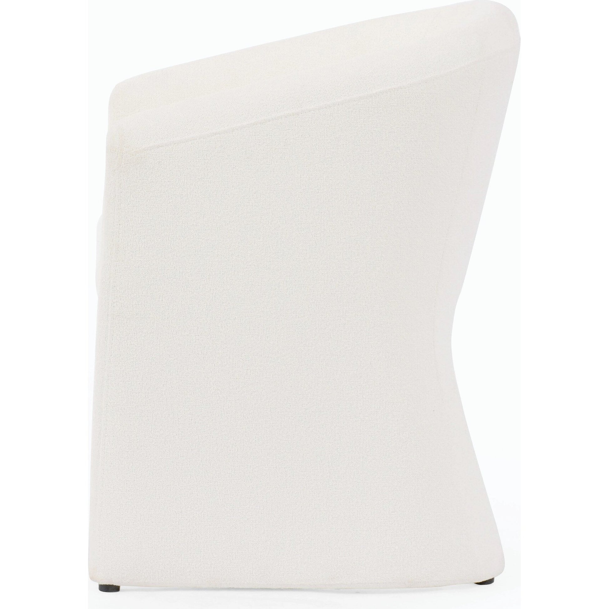 Elmore Dining Chair by Four Hands in portland cream. Made from 100% polyester, 90% polyurethane foam, 10% fiber in a modern style.