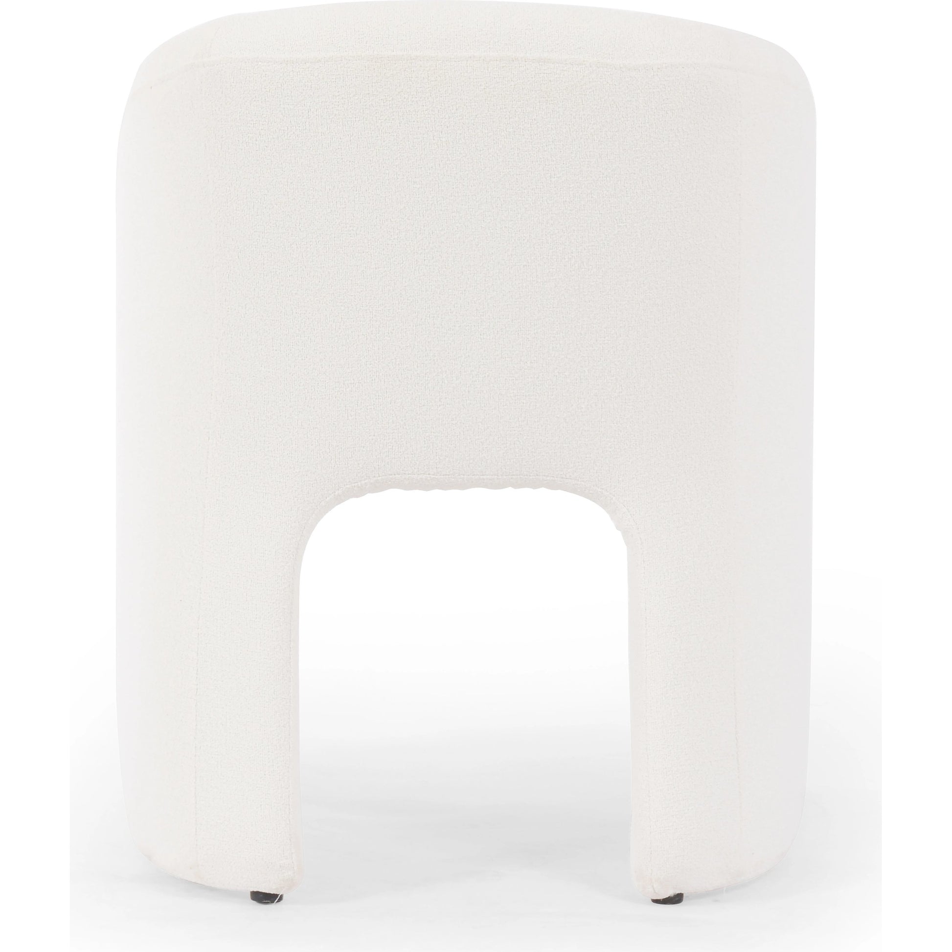 Elmore Dining Chair by Four Hands in portland cream. Made from 100% polyester, 90% polyurethane foam, 10% fiber in a modern style.