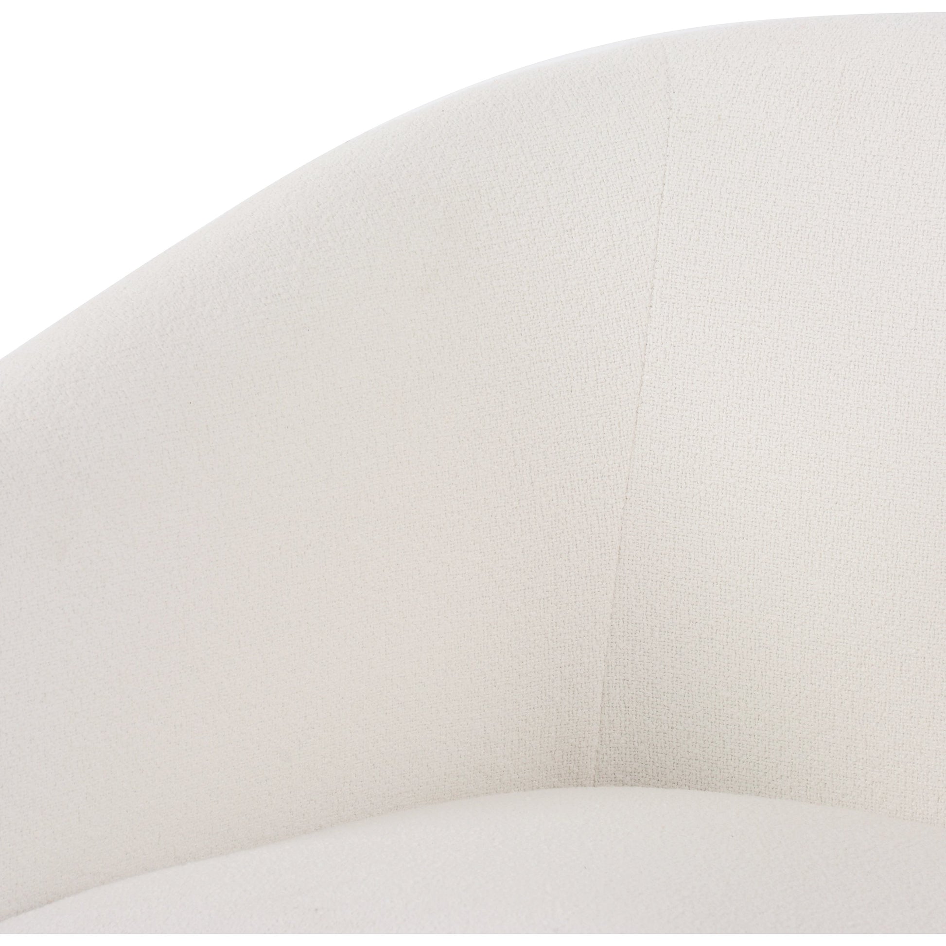 Elmore Dining Chair by Four Hands in portland cream. Made from 100% polyester, 90% polyurethane foam, 10% fiber in a modern style.