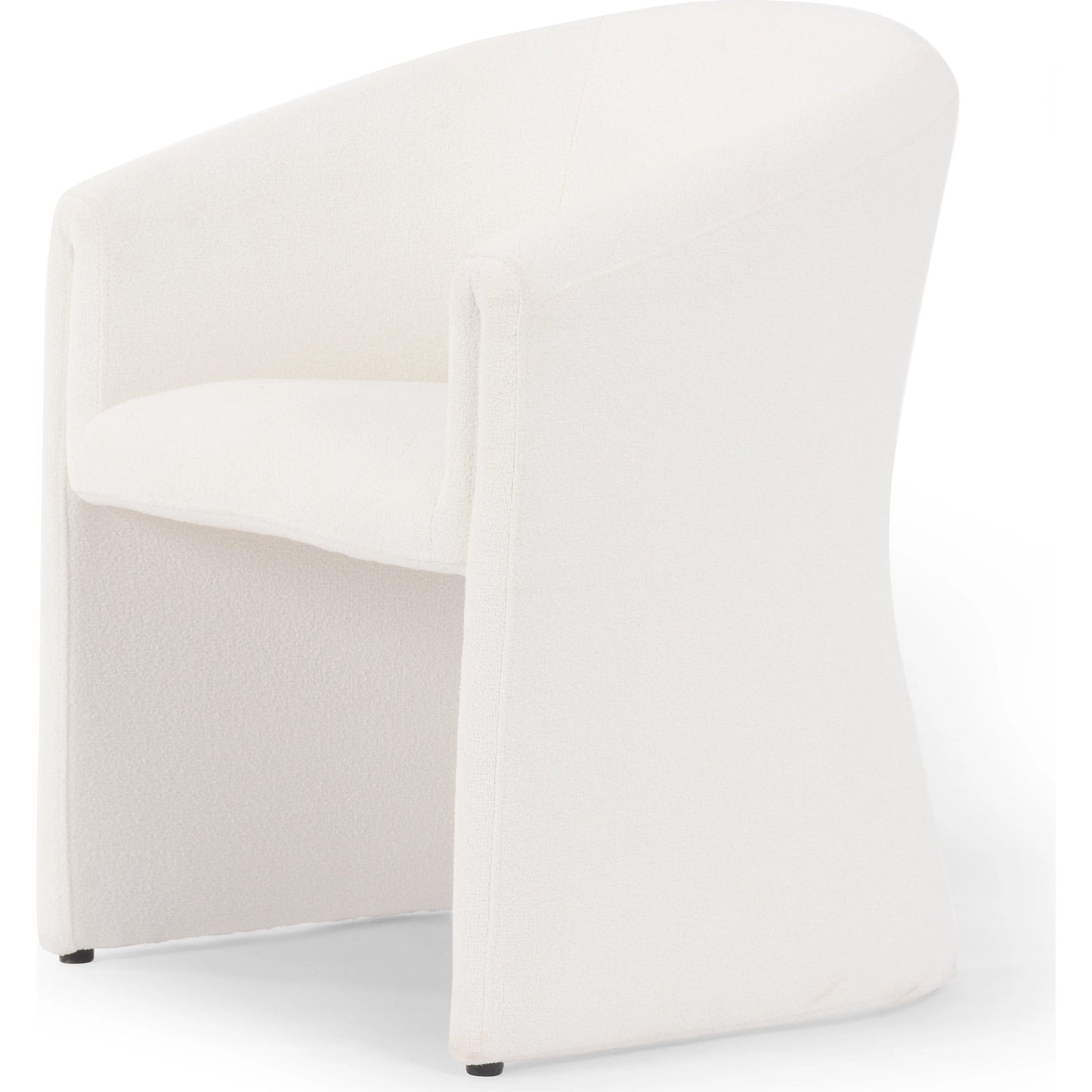 003 SI-1977290 | Additional Silo | Elmore Dining Chair by Four Hands in portland cream. Made from 100% polyester, 90% polyurethane foam, 10% fiber in a modern style.