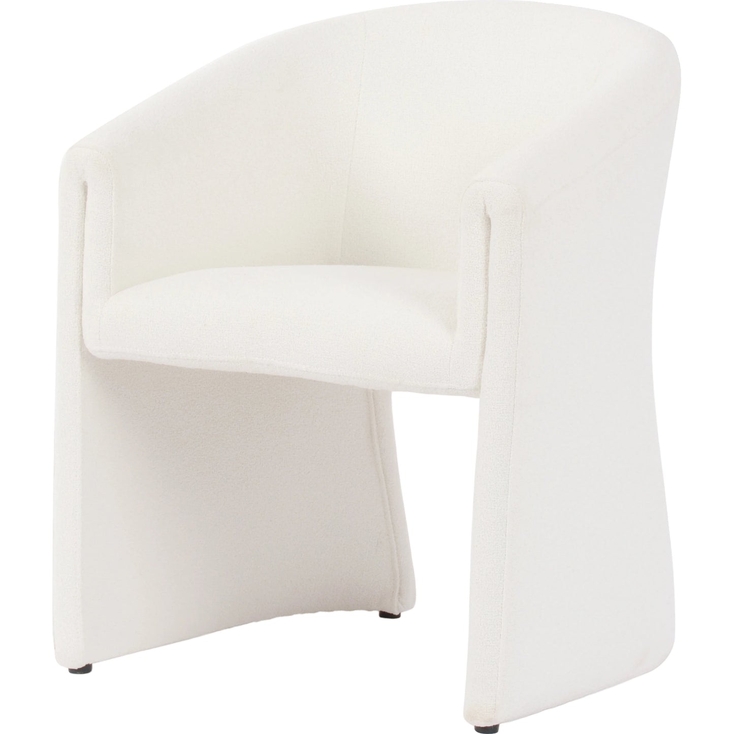 001 SI-1977290 | Additional Silo | Elmore Dining Chair by Four Hands in portland cream. Made from 100% polyester, 90% polyurethane foam, 10% fiber in a modern style.