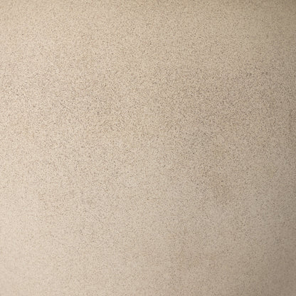 Mays Table Lamp by Four Hands in light sand porcelain. Made from ceramic, 65% polyester, 35% flax, linen, thermoplastic in a modern style.