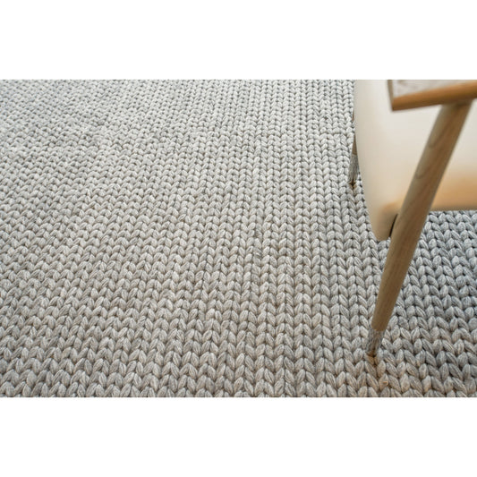 Arlow Rug - Dark Gray by Exquisite Rugs in dark gray. Made from polyester, cotton in a unique style.