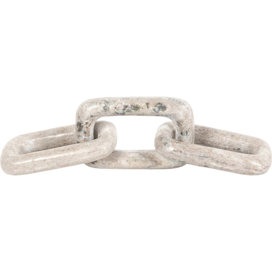 Marble Chain by Four Hands in creamy taupe marble solid. Made from solid marble in a transitional style.