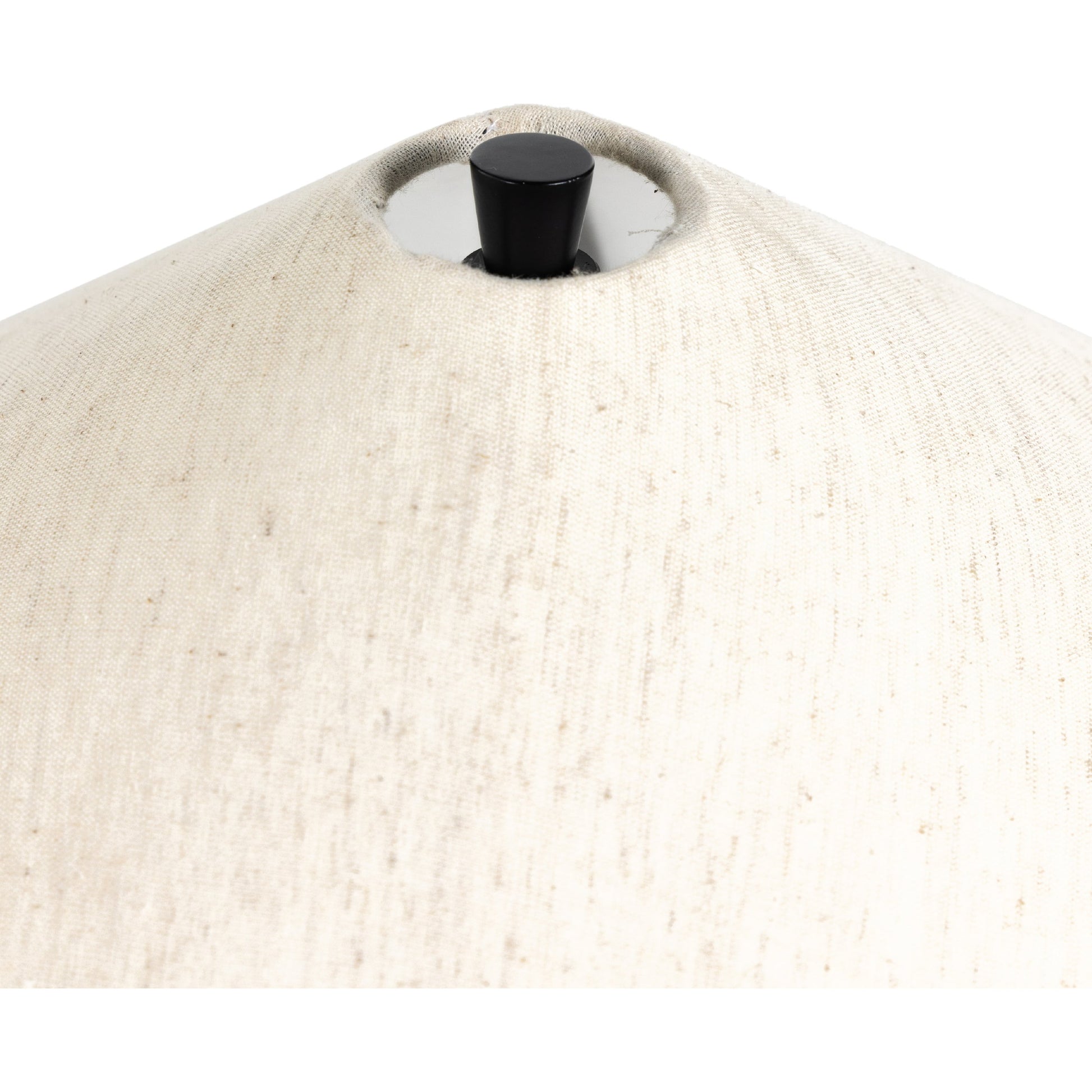 Innes Tapered Shade Table Lamp by Four Hands in matte black. Made from aluminum, 100% cotton in a modern style.