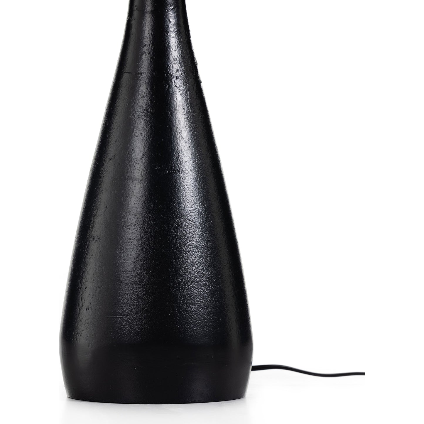 004 SI-1977405 | Additional Silo | Innes Tapered Shade Table Lamp by Four Hands in matte black. Made from aluminum, 100% cotton in a modern style.