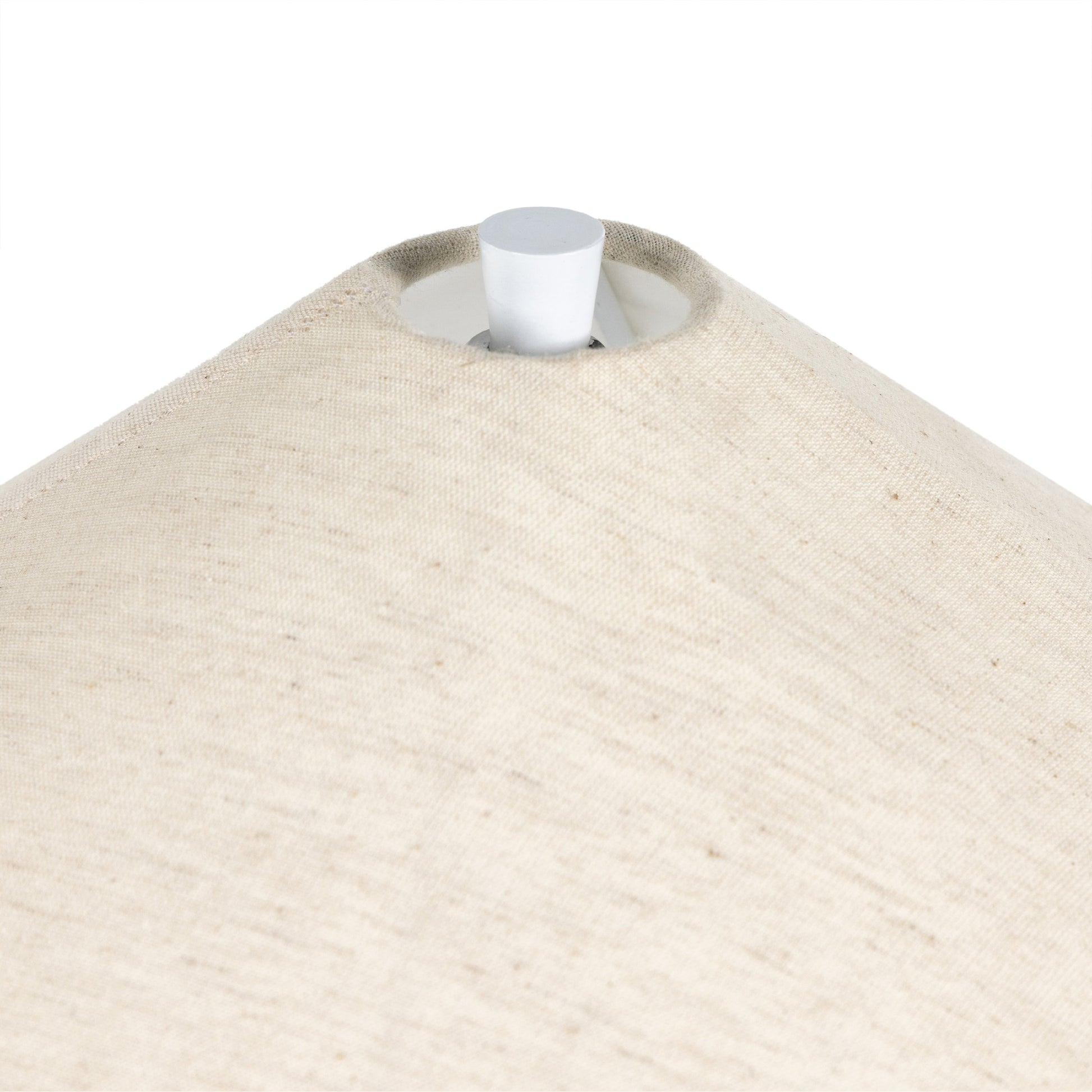 Innes Tapered Shade Table Lamp by Four Hands in matte black. Made from aluminum, 100% cotton in a modern style.