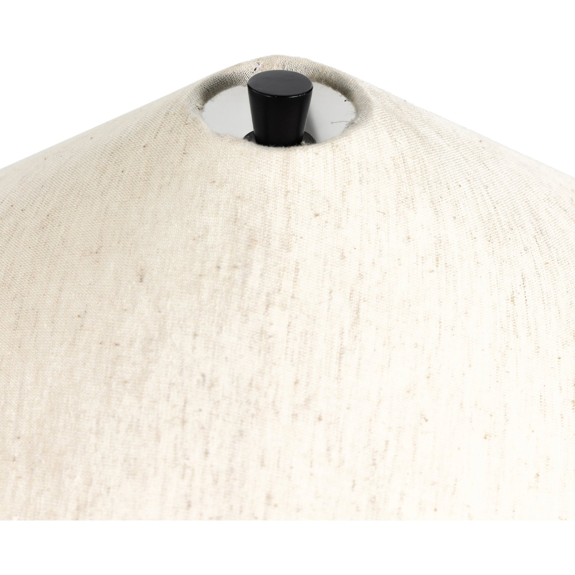 Innes Tapered Shade Table Lamp by Four Hands in matte black. Made from aluminum, 100% cotton in a modern style.