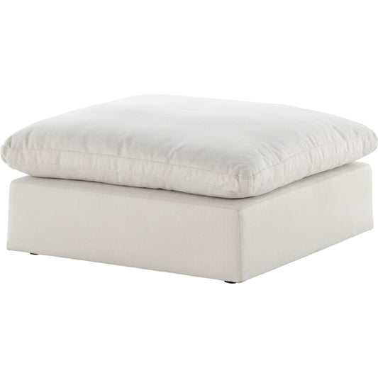Stevie Sectional: Ottoman by Four Hands in anders ivory. Made from 100% polyester, pine plywood, solid pine in a modern style.