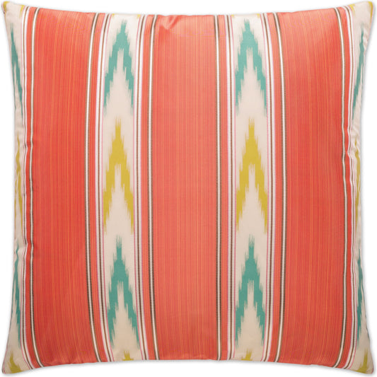 Manipur by DV Kap Home in coral, multi. Made from 100% polyester in a modern style.