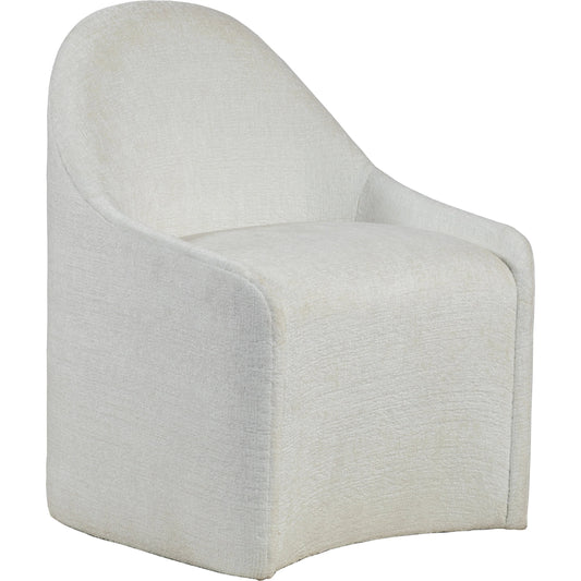Carly Dining Chair with Casters by Artistica Home in white. Made from unique in a modern style.