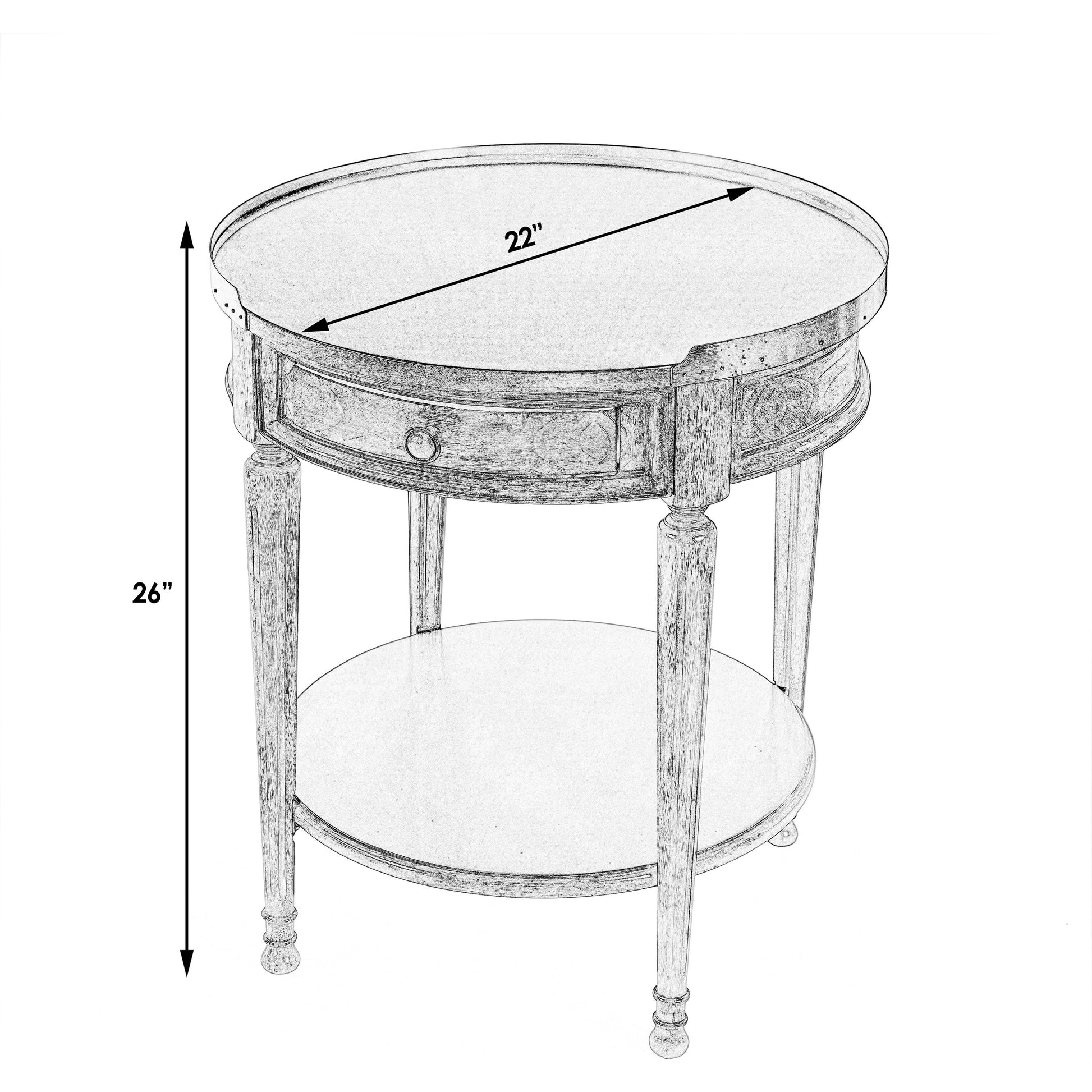 Sampson Accent Table by Butler Specialty Company. Made from unique in a traditional style.