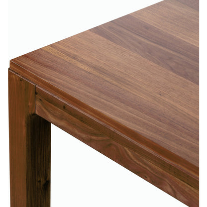 Arturo Dining Table by Four Hands in natural walnut. Made from walnut veneer, solid walnut in a modern style.