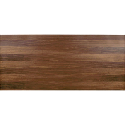 Arturo Dining Table by Four Hands in natural walnut. Made from walnut veneer, solid walnut in a modern style.
