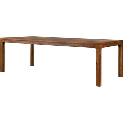 Arturo Dining Table by Four Hands in natural walnut. Made from walnut veneer, solid walnut in a modern style.