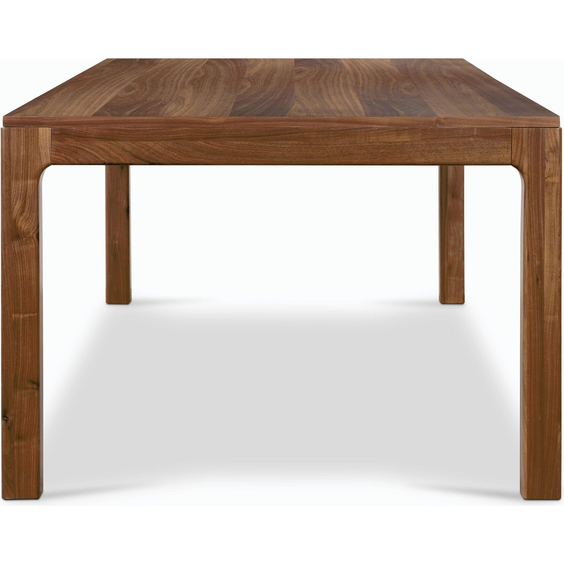 Arturo Dining Table by Four Hands in natural walnut. Made from walnut veneer, solid walnut in a modern style.