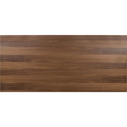 Arturo Dining Table by Four Hands in natural walnut. Made from walnut veneer, solid walnut in a modern style.