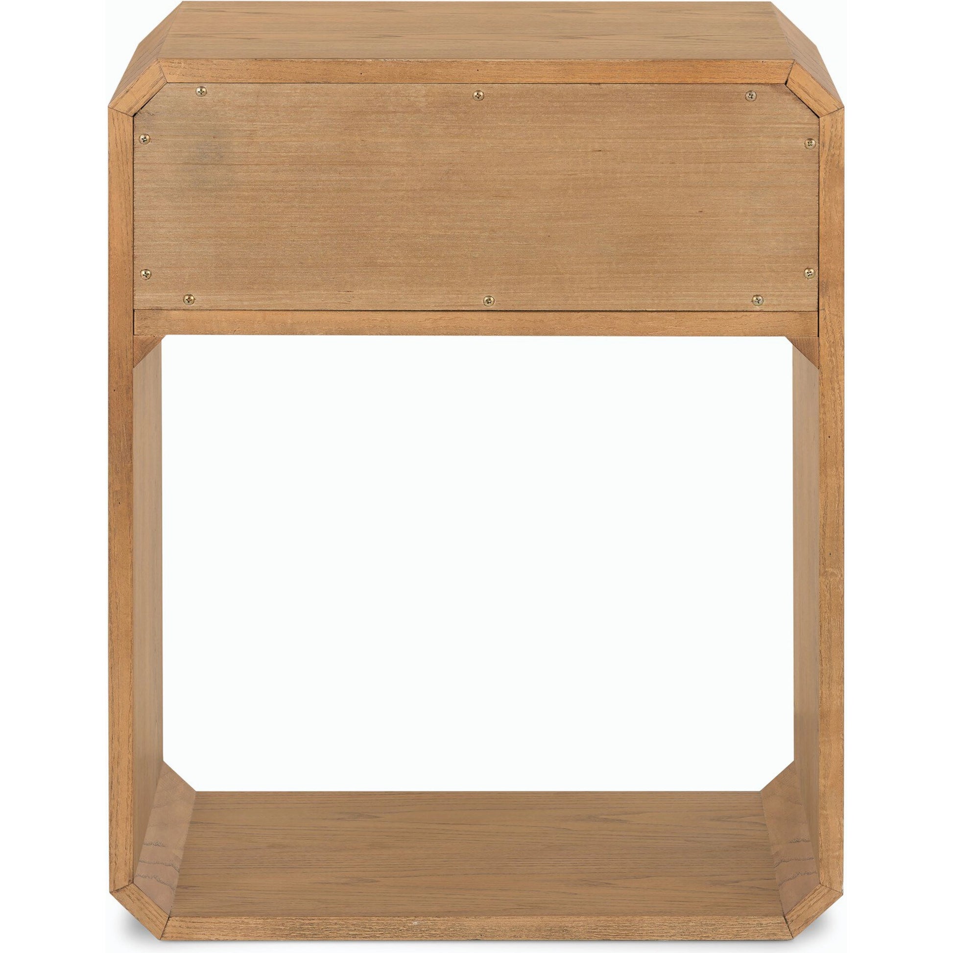 Caspian Nightstand by Four Hands. Made from ash veneer, resawn, iron in a eclectic & global style.