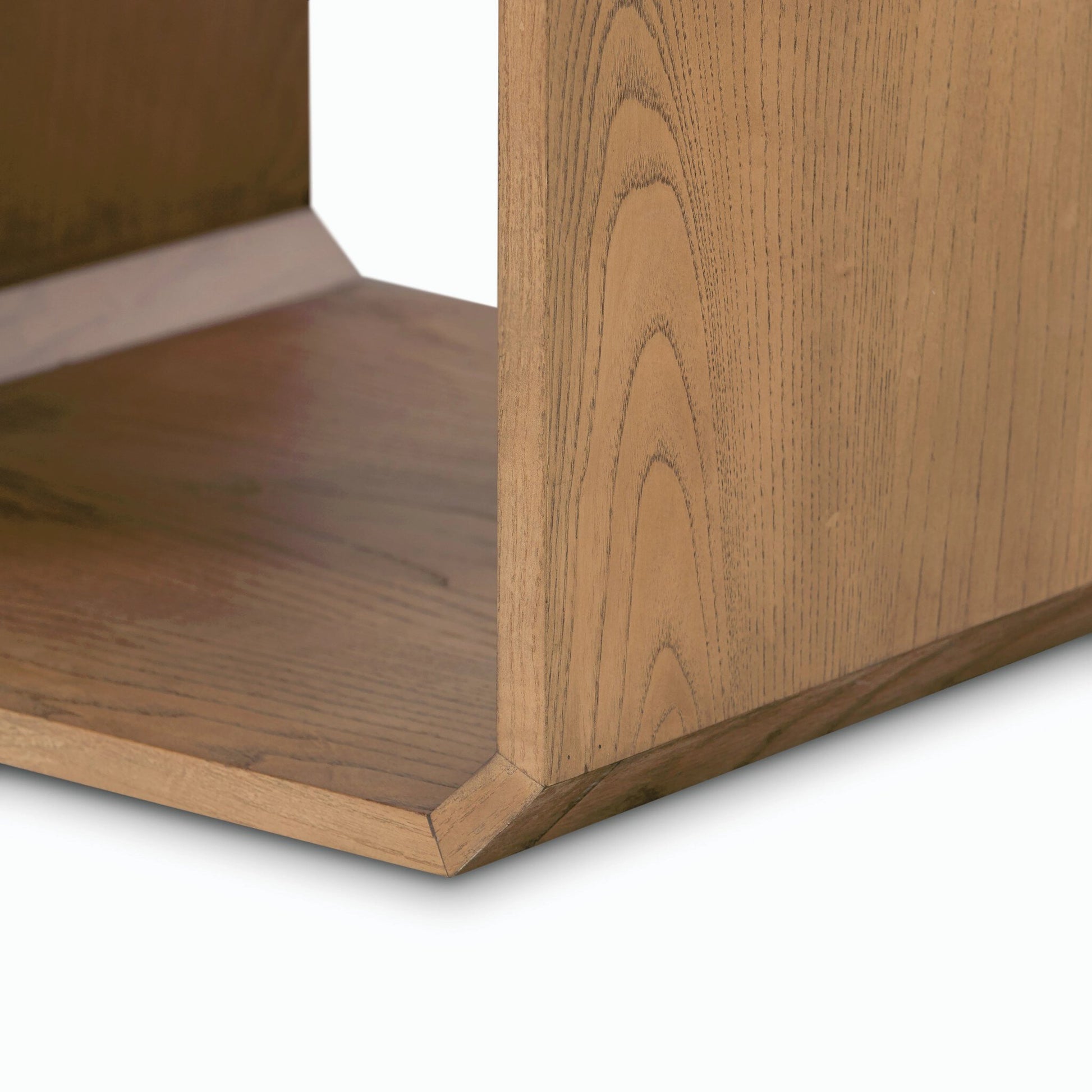Caspian Nightstand by Four Hands. Made from ash veneer, resawn, iron in a eclectic & global style.