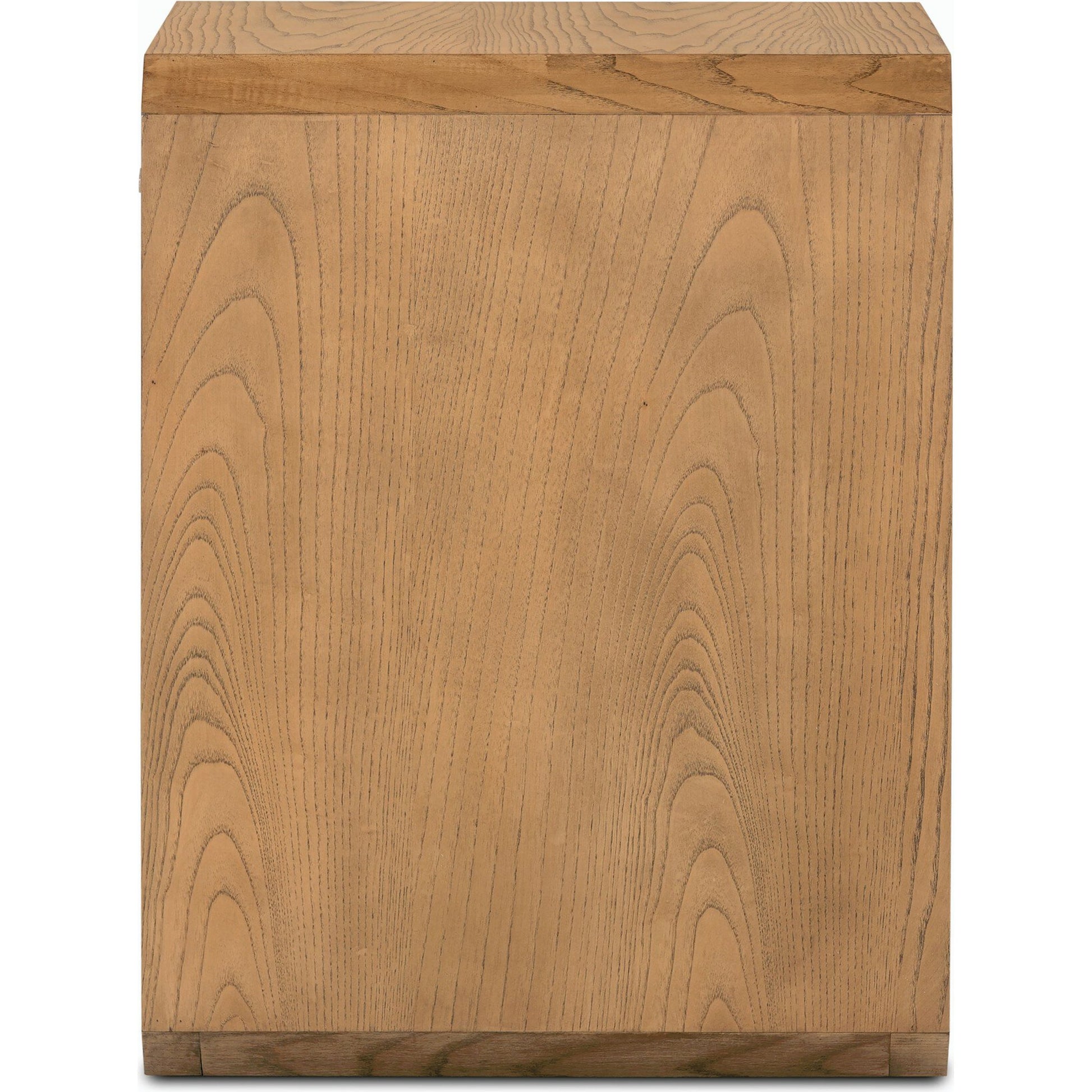 Caspian Nightstand by Four Hands. Made from ash veneer, resawn, iron in a eclectic & global style.