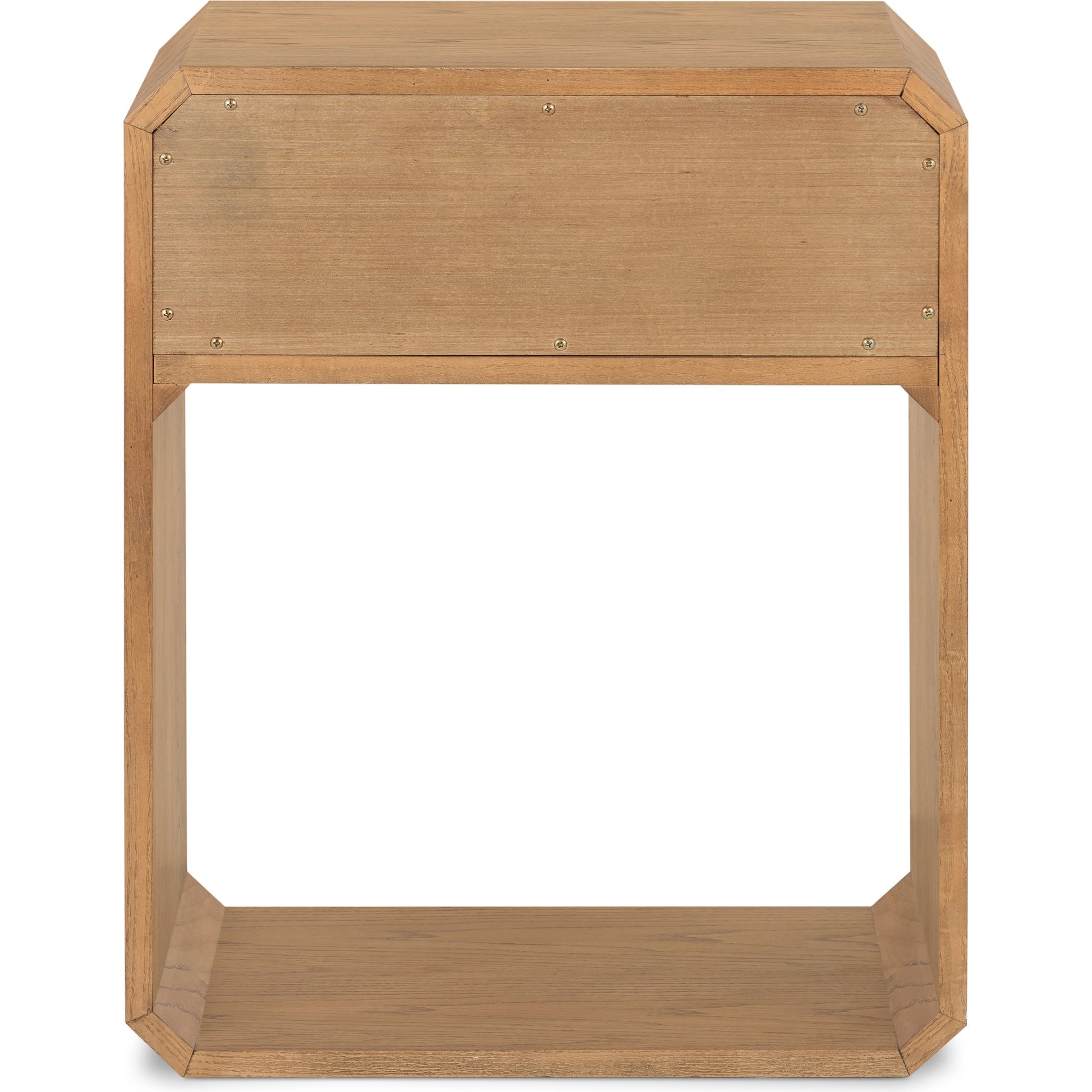 Caspian Nightstand by Four Hands. Made from ash veneer, resawn, iron in a eclectic & global style.
