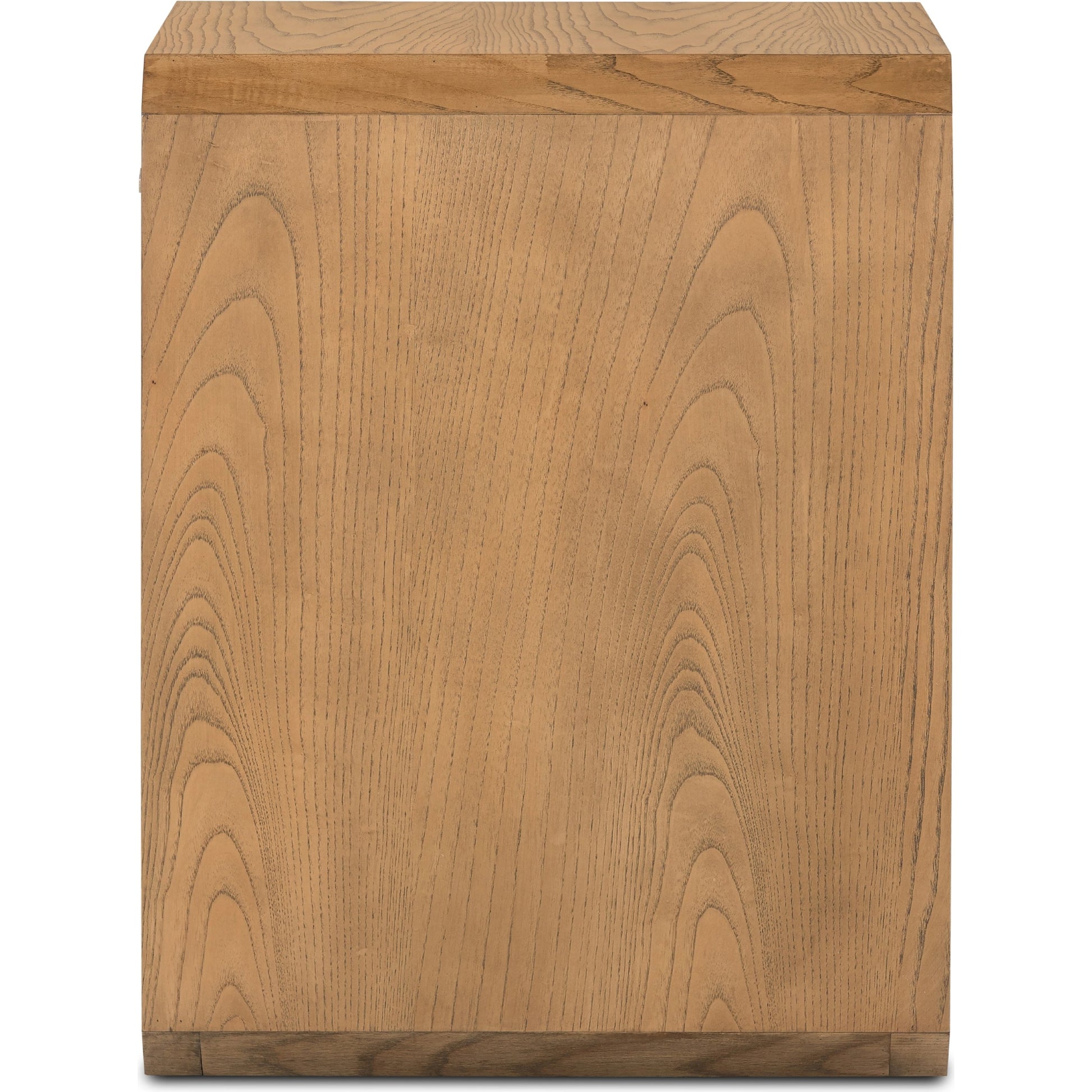 Caspian Nightstand by Four Hands. Made from ash veneer, resawn, iron in a eclectic & global style.