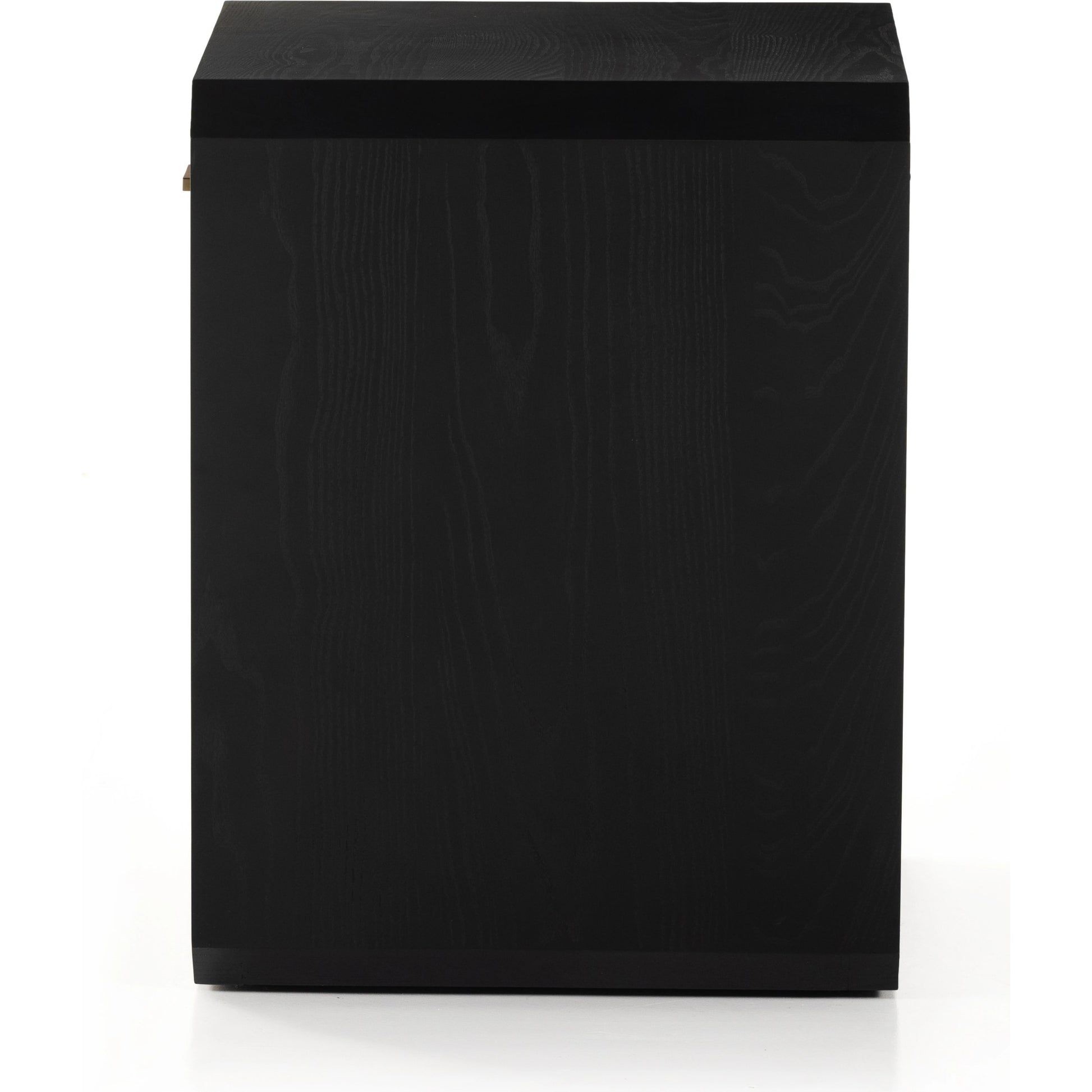 Caspian Nightstand by Four Hands. Made from ash veneer, resawn, iron in a eclectic & global style.