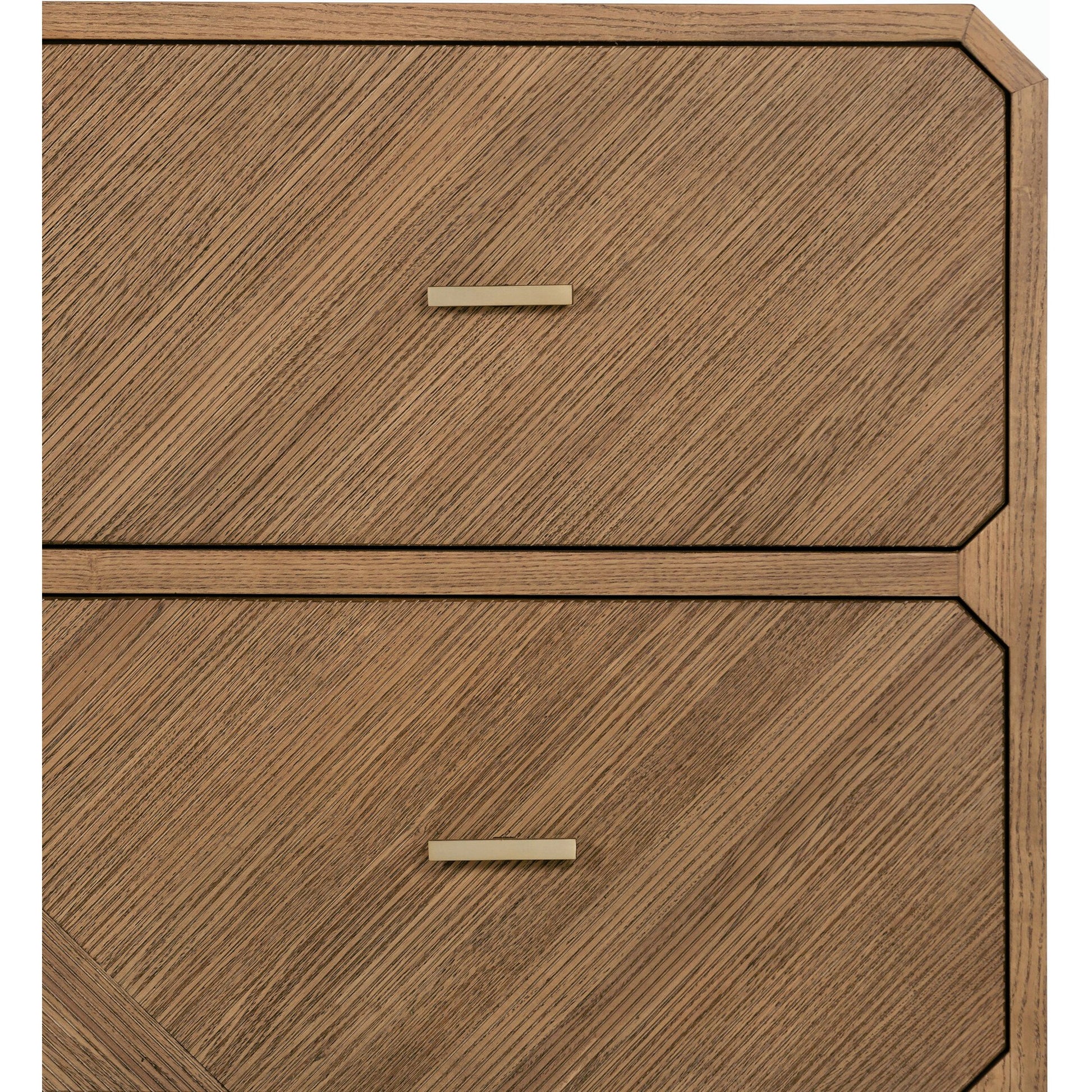 Caspian 6 Drawer Dresser by Four Hands. Made from ash veneer, resawn, iron in a eclectic & global style.