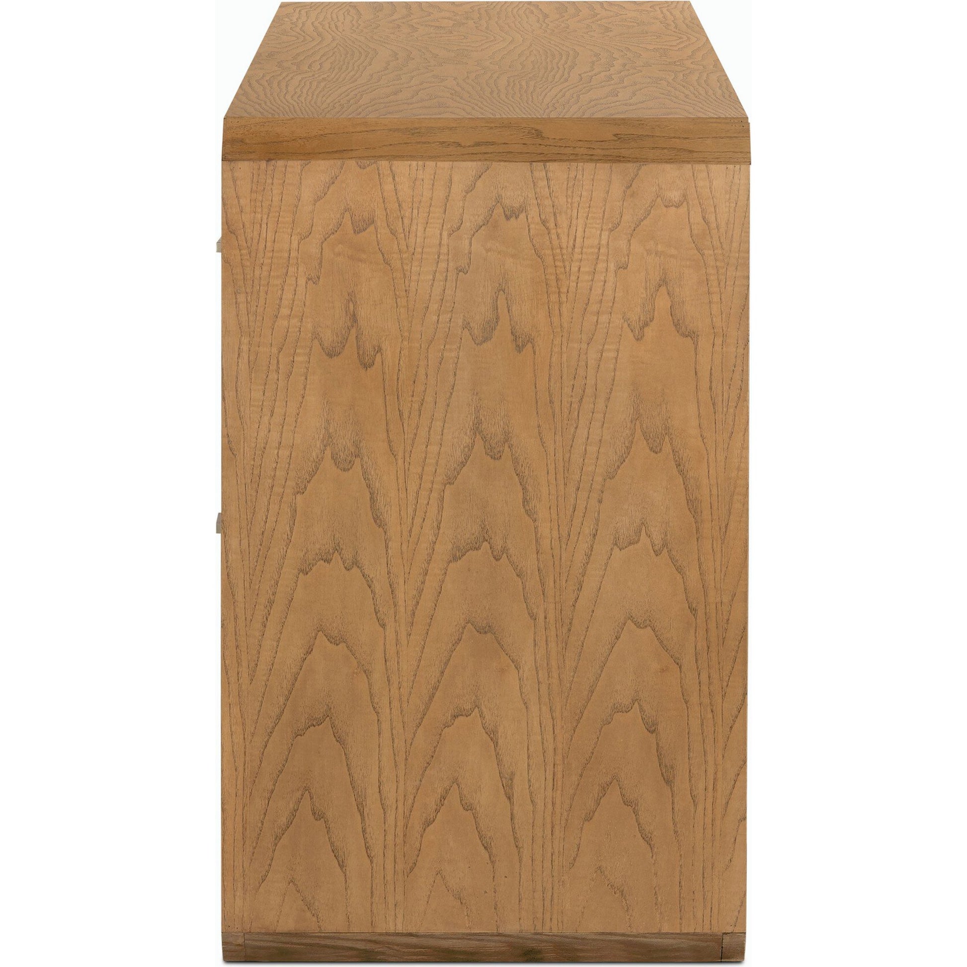 Caspian 6 Drawer Dresser by Four Hands. Made from ash veneer, resawn, iron in a eclectic & global style.