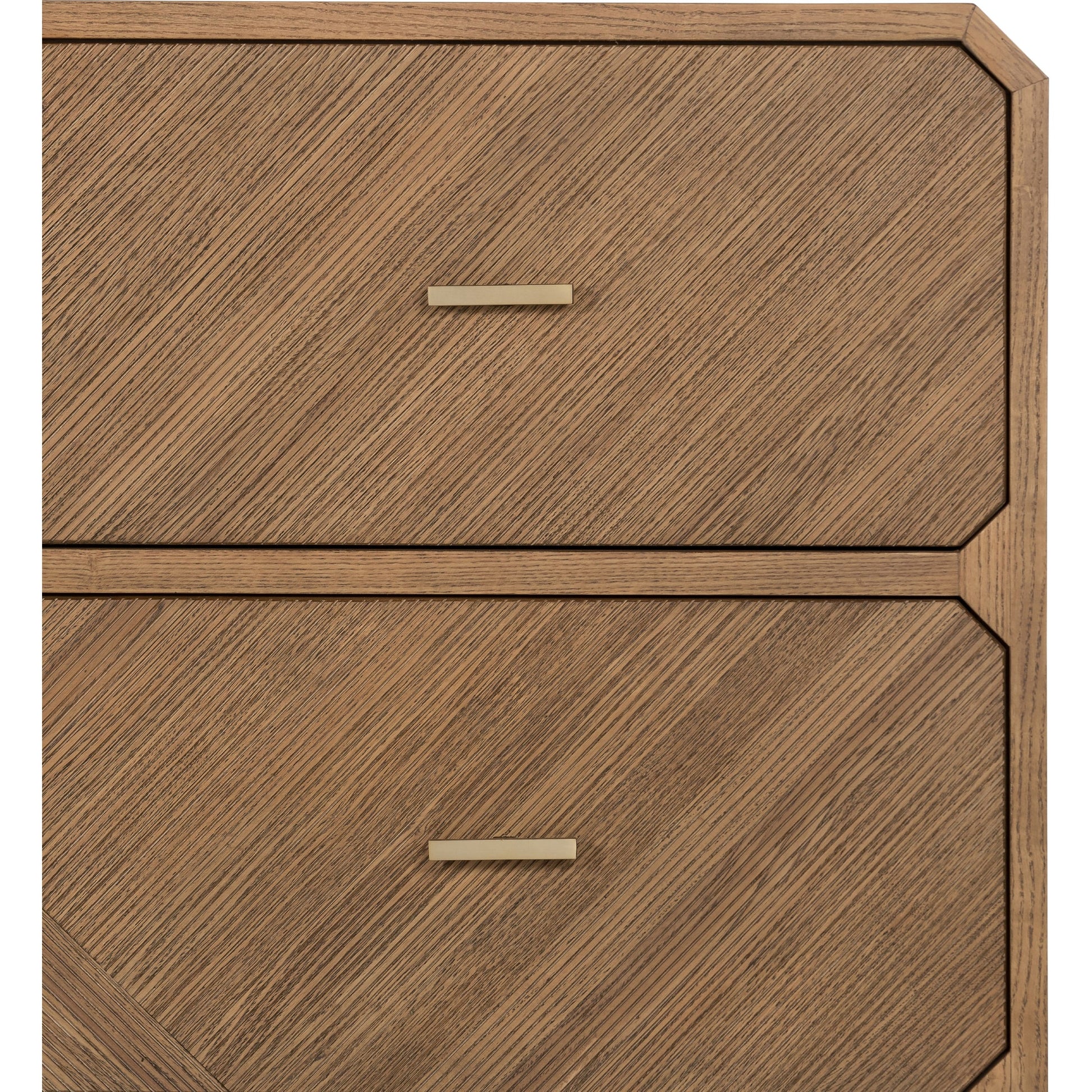 Caspian 6 Drawer Dresser by Four Hands. Made from ash veneer, resawn, iron in a eclectic & global style.