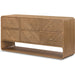 Caspian 6 Drawer Dresser by Four Hands. Made from ash veneer, resawn, iron in a eclectic & global style.