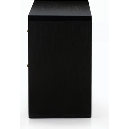 Caspian 6 Drawer Dresser by Four Hands. Made from ash veneer, resawn, iron in a eclectic & global style.