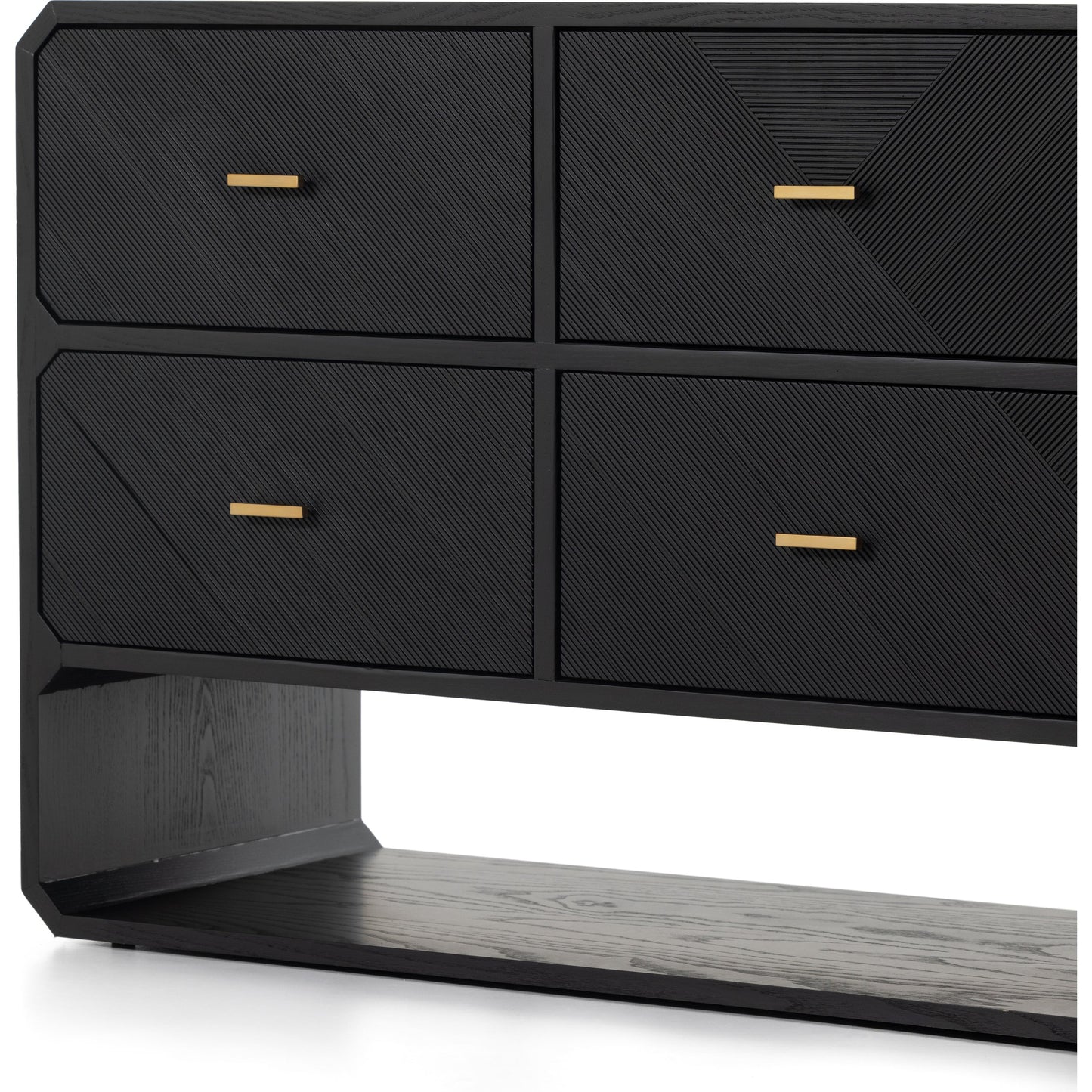 014 SI-1901067 | Additional Silo | Caspian 6 Drawer Dresser by Four Hands. Made from ash veneer, resawn, iron in a eclectic & global style.