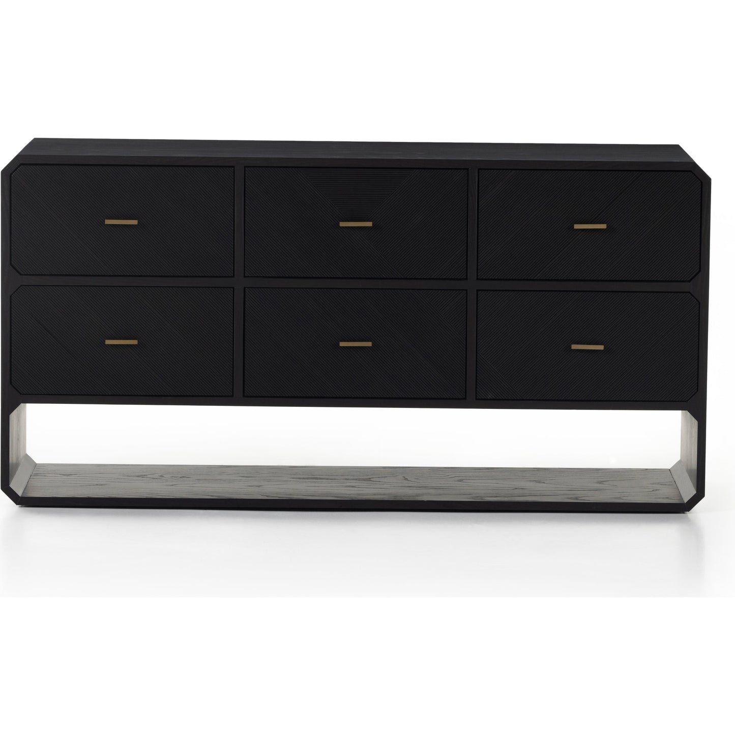 005 SI-1901067 | Additional Silo | Caspian 6 Drawer Dresser by Four Hands. Made from ash veneer, resawn, iron in a eclectic & global style.